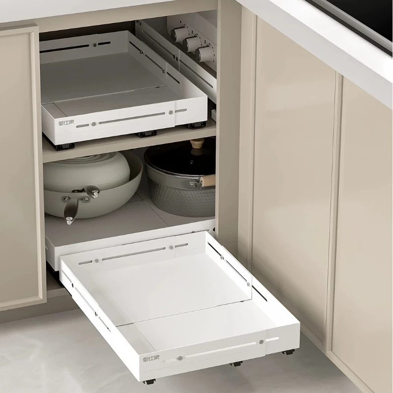 HeavyDuty50cmExtendedThreeSectionTelescopicRailCornerPullOutDrawerBasket,UnderSinkSpiceRack,DeepCabinetStorageOrganizer
HeavyDuty50cmExtendedThreeSectionTelescopicRailCornerPullOutDrawerBasket,UnderSinkSpiceRack,DeepCabinetStorageOrganizer