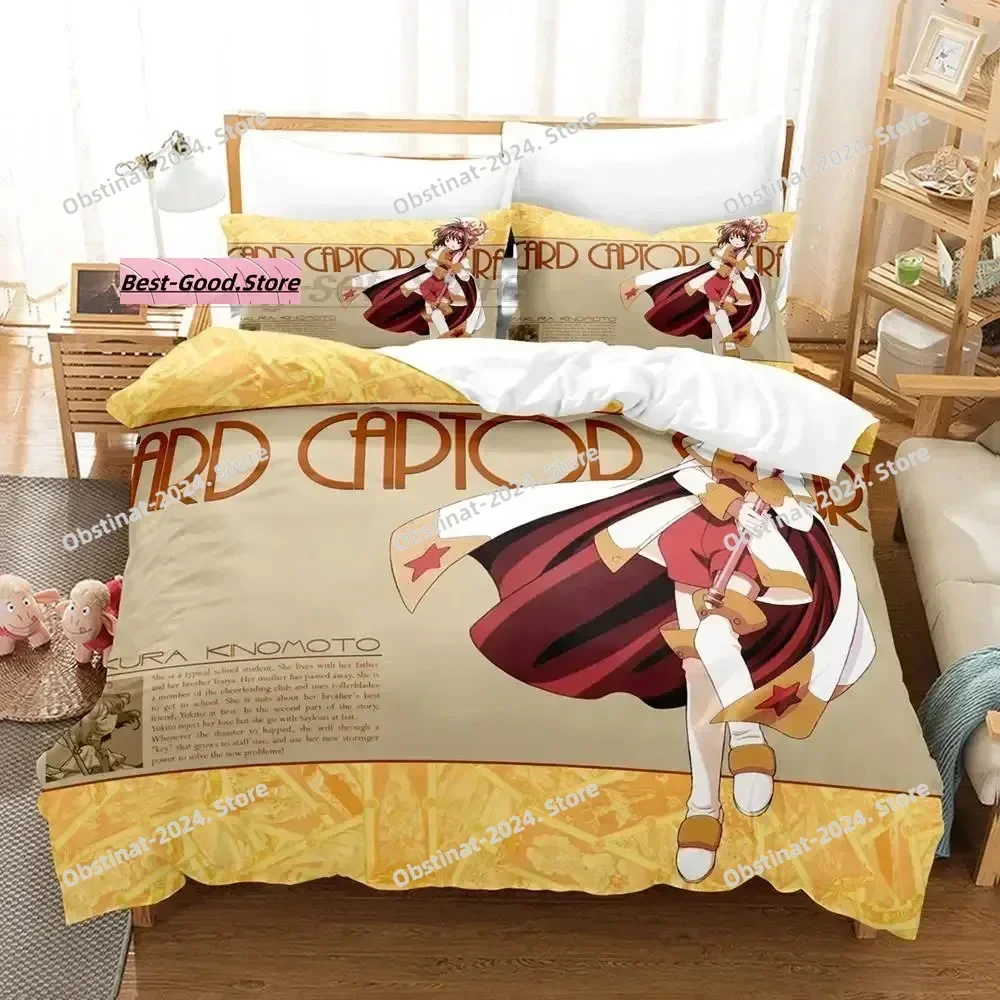 Cardcaptor Sakura Bedding Set Printed With Pillowcase Duvet Cover Soft Single Double Queen Super King Size Single Twin Bedroom
Cardcaptor Sakura Bedding Set Printed With Pillowcase Duvet Cover Soft Single Double Queen Super King Size Single Twin Bedroom