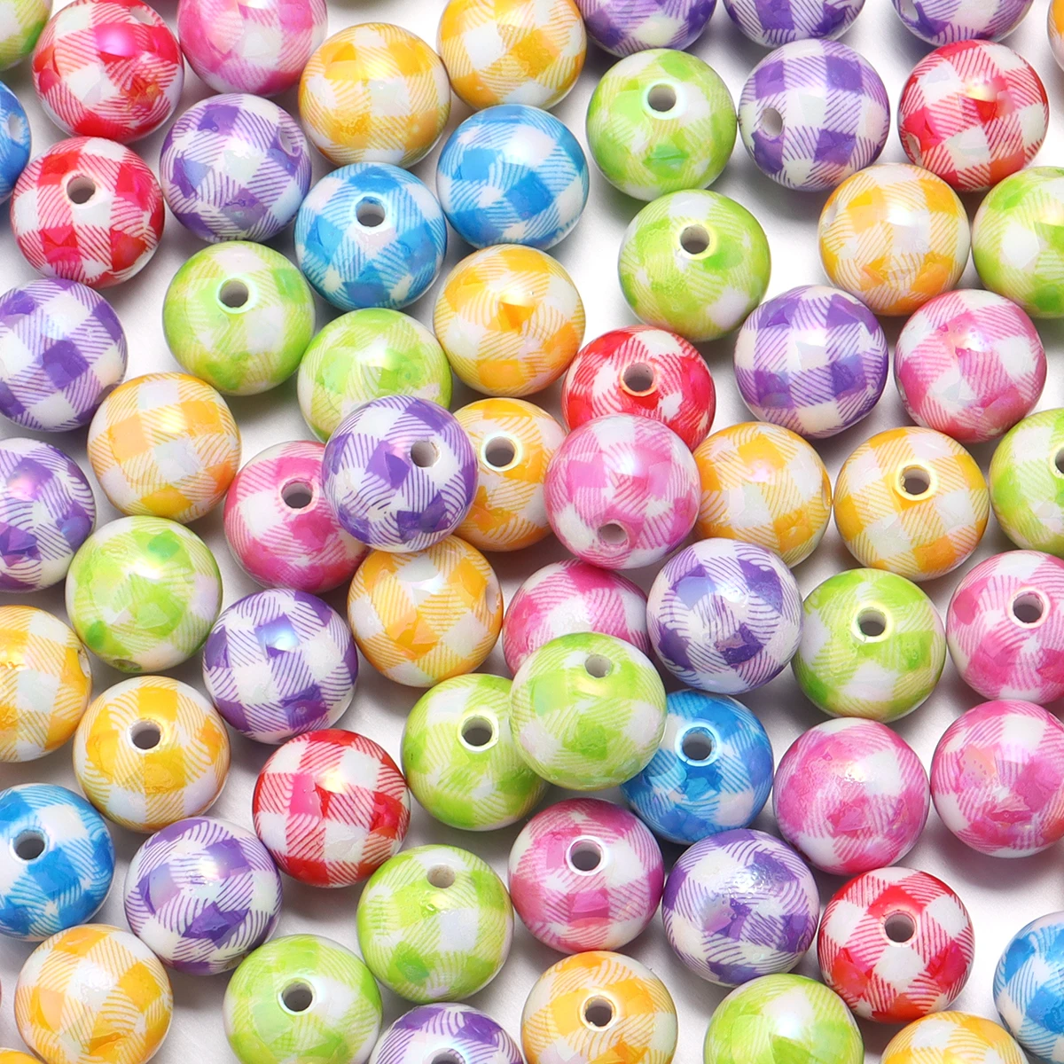 10pcs 16mm Checkerboard Plating Color Beads Acrylic Spacer Beads For Decoration Making DIY Handmade Gift Accessories
10pcs 16mm Checkerboard Plating Color Beads Acrylic Spacer Beads For Decoration Making DIY Handmade Gift Accessories