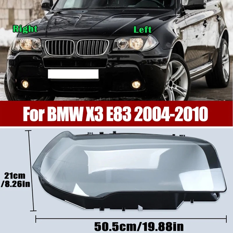 Right/Left Car Headlight Lens Glass Lampcover Cover Lampshade Shell For BMW X3 E83 2004-2010 Headlight Cover Headlamp Shell
Right/Left Car Headlight Lens Glass Lampcover Cover Lampshade Shell For BMW X3 E83 2004-2010 Headlight Cover Headlamp Shell