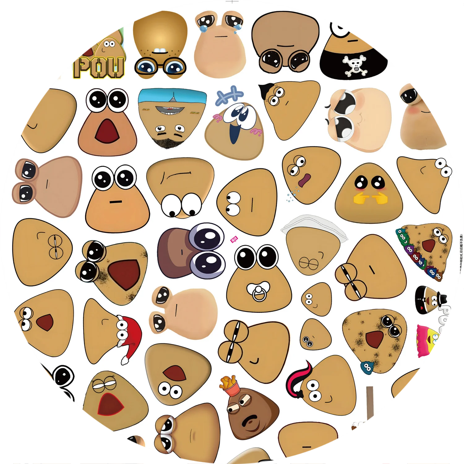50Pcs Kawaii My Pet Alien Pou Stickers Pou Decals For Phone Laptop Suitcase Notebook Skateboard Waterproof Stickers
50Pcs Kawaii My Pet Alien Pou Stickers Pou Decals For Phone Laptop Suitcase Notebook Skateboard Waterproof Stickers