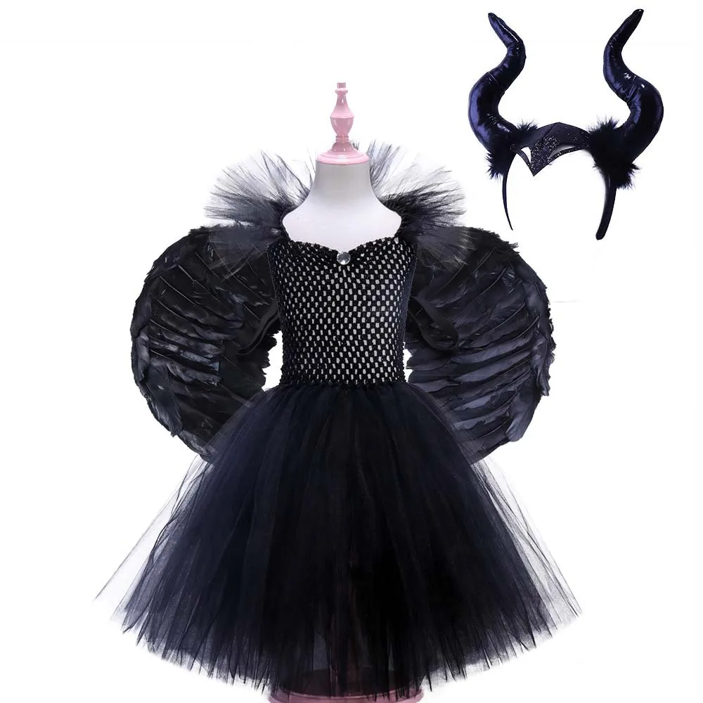 Kids Girls Vampire Witch Queen Mesh Tutu Dress Children Halloween Cosplay Costumes Child Pretend Princess Party Role Play Outfit
Kids Girls Vampire Witch Queen Mesh Tutu Dress Children Halloween Cosplay Costumes Child Pretend Princess Party Role Play Outfit