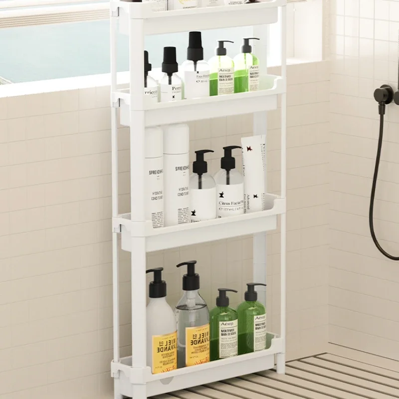 Floor-to-Ceiling Multi-layer Home Organizer Shelves: Light Luxury Storage Shelf Modern Simplicity Bathroom Organizer
Floor-to-Ceiling Multi-layer Home Organizer Shelves: Light Luxury Storage Shelf Modern Simplicity Bathroom Organizer