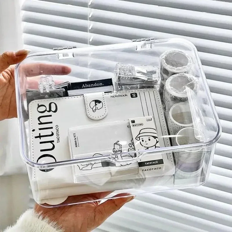Plastic Desktop Storage Box Portable Multifunctional Organizer for Cosmetics Jewelry Bathroom Sundries Home Office
Plastic Desktop Storage Box Portable Multifunctional Organizer for Cosmetics Jewelry Bathroom Sundries Home Office