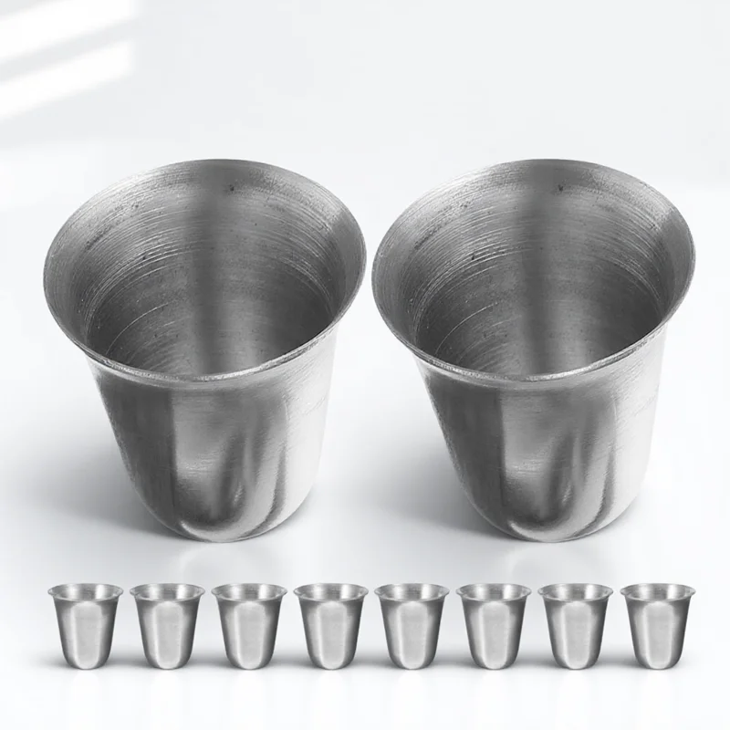 10pcs Stainless Steel Communion Cups Stackable Religious Supplies Metal Drinkware Compact Size Multi Function
10pcs Stainless Steel Communion Cups Stackable Religious Supplies Metal Drinkware Compact Size Multi Function