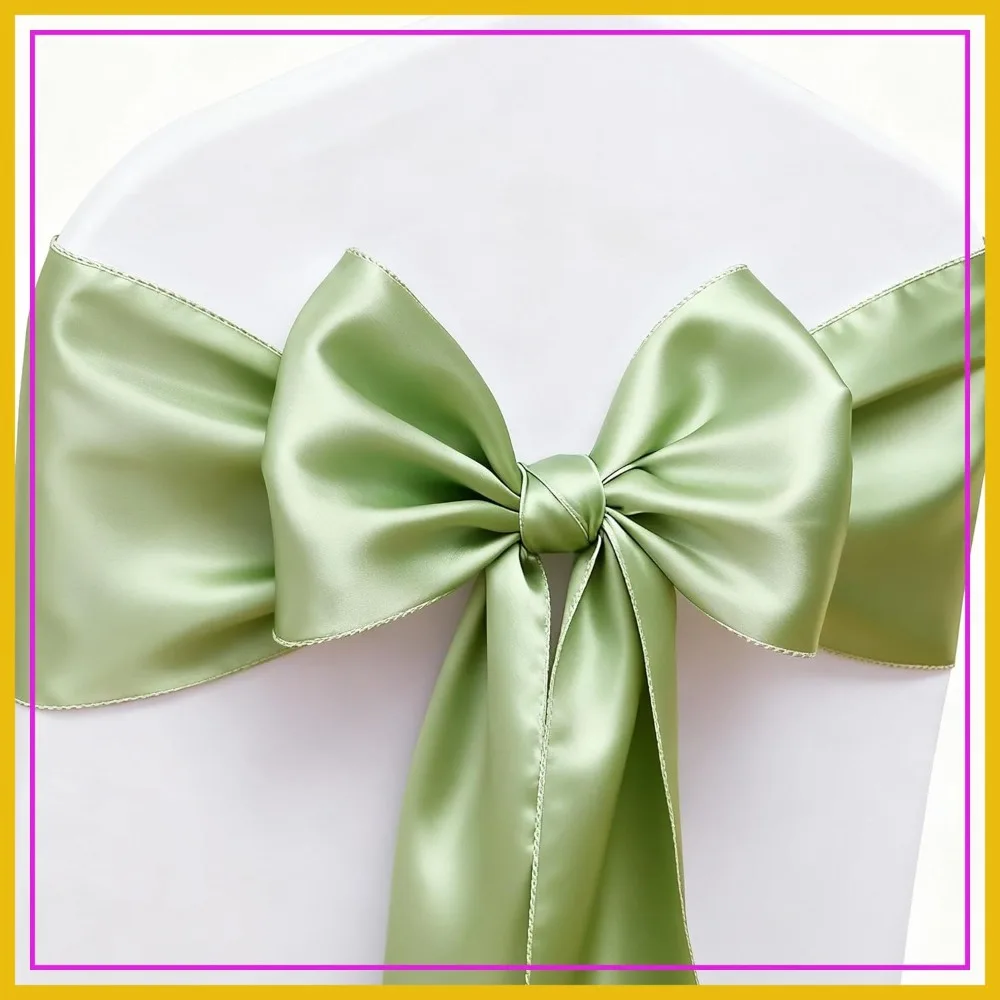 50 Pack Satin Chair Sashes for Wedding, Party, Banquet Decor
50 Pack Satin Chair Sashes for Wedding, Party, Banquet Decor