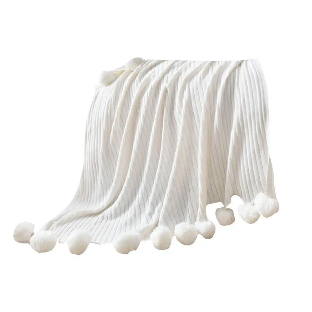 1Pcs Cotton Knitted Blanket Hair Ball Design Lunch Break Office Use Sleeping Blanket Breathable Soft Bedding 90x110cm
1Pcs Cotton Knitted Blanket Hair Ball Design Lunch Break Office Use Sleeping Blanket Breathable Soft Bedding 90x110cm