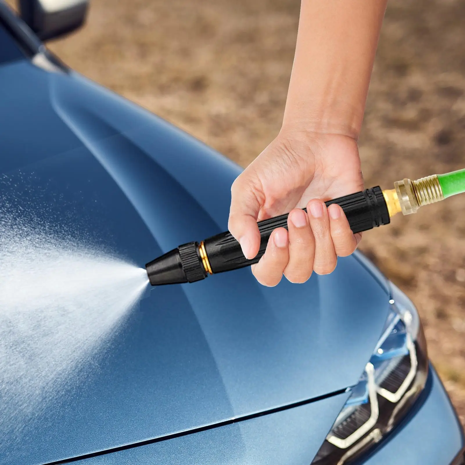 Car Wash Hose Sprayer Adjustable High-Pressure Wand Home Car Washing Water Hose Nozzle For Outdoor Pathway Backyard Patio
Car Wash Hose Sprayer Adjustable High-Pressure Wand Home Car Washing Water Hose Nozzle For Outdoor Pathway Backyard Patio