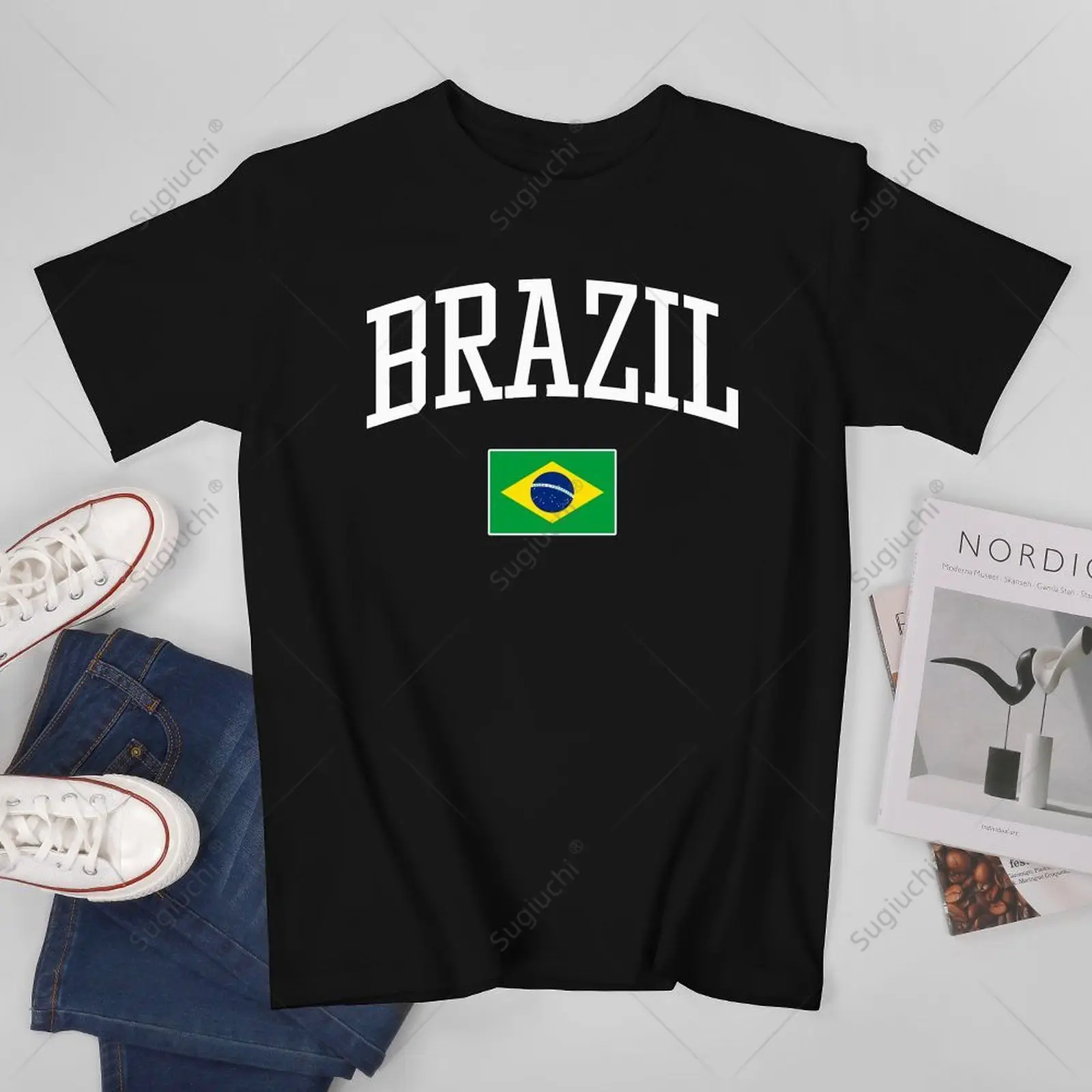 Unisex Men Brazil Flag Classic Brasil Tshirt Tees T Shirts Women Boys 100% Cotton T-Shirt
Unisex Men Brazil Flag Classic Brasil Tshirt Tees T Shirts Women Boys 100% Cotton T-Shirt