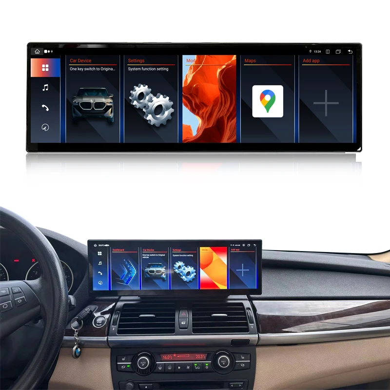 Car Accessories No Car DVD Player 14.9" Touch Screen GPS Navigation Carplay o Stereo WIFI Android for X5 E70 X6 E71
Car Accessories No Car DVD Player 14.9" Touch Screen GPS Navigation Carplay o Stereo WIFI Android for X5 E70 X6 E71