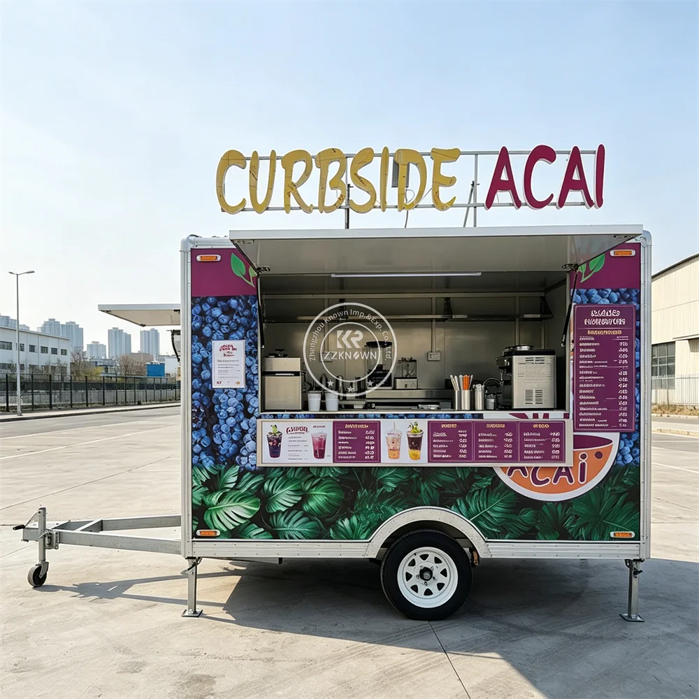Hot Dog Cart Food Trailer Coffee BBQ Food Truck Concession Trailer Mobile Kitchen Commercial Catering Truck Fully Equipped
Hot Dog Cart Food Trailer Coffee BBQ Food Truck Concession Trailer Mobile Kitchen Commercial Catering Truck Fully Equipped