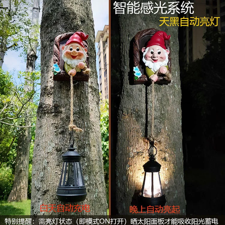 Solar Energy Garden Dwarf Figurine Outdoor Courtyard Small Dwarf Resin Pendant For Interesting Landscaping Decoration Props
Solar Energy Garden Dwarf Figurine Outdoor Courtyard Small Dwarf Resin Pendant For Interesting Landscaping Decoration Props