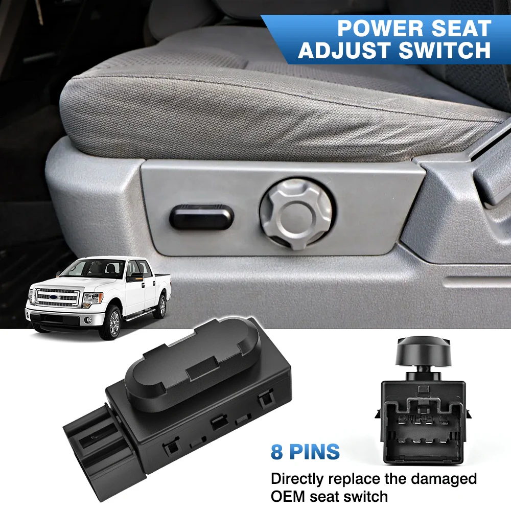 Car Power Seat Adjustment Switch 5F9T-14B709-AA, 9L3Z14A701A, 5F9Z-14A701-AA For Ford Edge Escape Expedition Explorer F150 F250
Car Power Seat Adjustment Switch 5F9T-14B709-AA, 9L3Z14A701A, 5F9Z-14A701-AA For Ford Edge Escape Expedition Explorer F150 F250