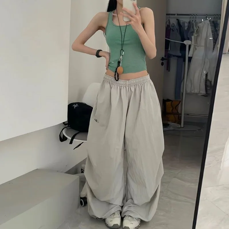 2026 Women's Instagram Retro American Summer Wide Leg Loose Sports Dancing Jazz Casual Work Clothes Pants Solid Color
2026 Women's Instagram Retro American Summer Wide Leg Loose Sports Dancing Jazz Casual Work Clothes Pants Solid Color