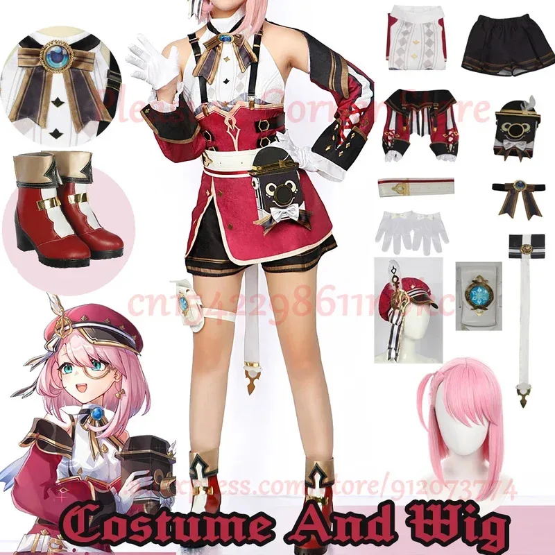 Game Genshin Impact Charlotte Cosplay Costume Full Set Uniform Outfit Cosplay Charlotte Costume With Hat XS-3XL In Stock
Game Genshin Impact Charlotte Cosplay Costume Full Set Uniform Outfit Cosplay Charlotte Costume With Hat XS-3XL In Stock