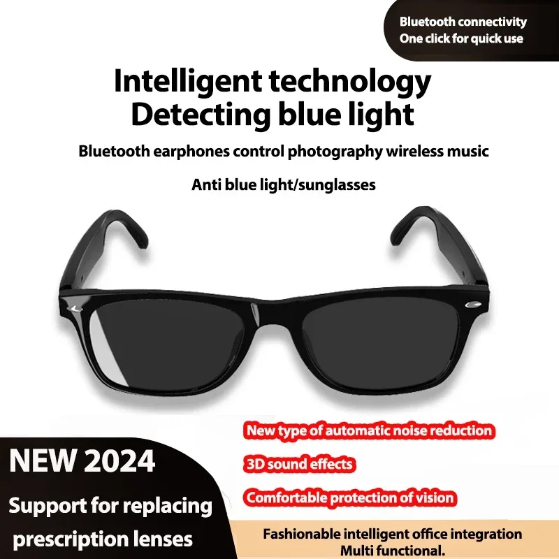 TWS Smart Glasses Wireless Bluetooth Calling Sunglasses Sport HD Audio Hands-Free Music Anti-Blue Eyeglasses Outdoor Men Women
TWS Smart Glasses Wireless Bluetooth Calling Sunglasses Sport HD Audio Hands-Free Music Anti-Blue Eyeglasses Outdoor Men Women