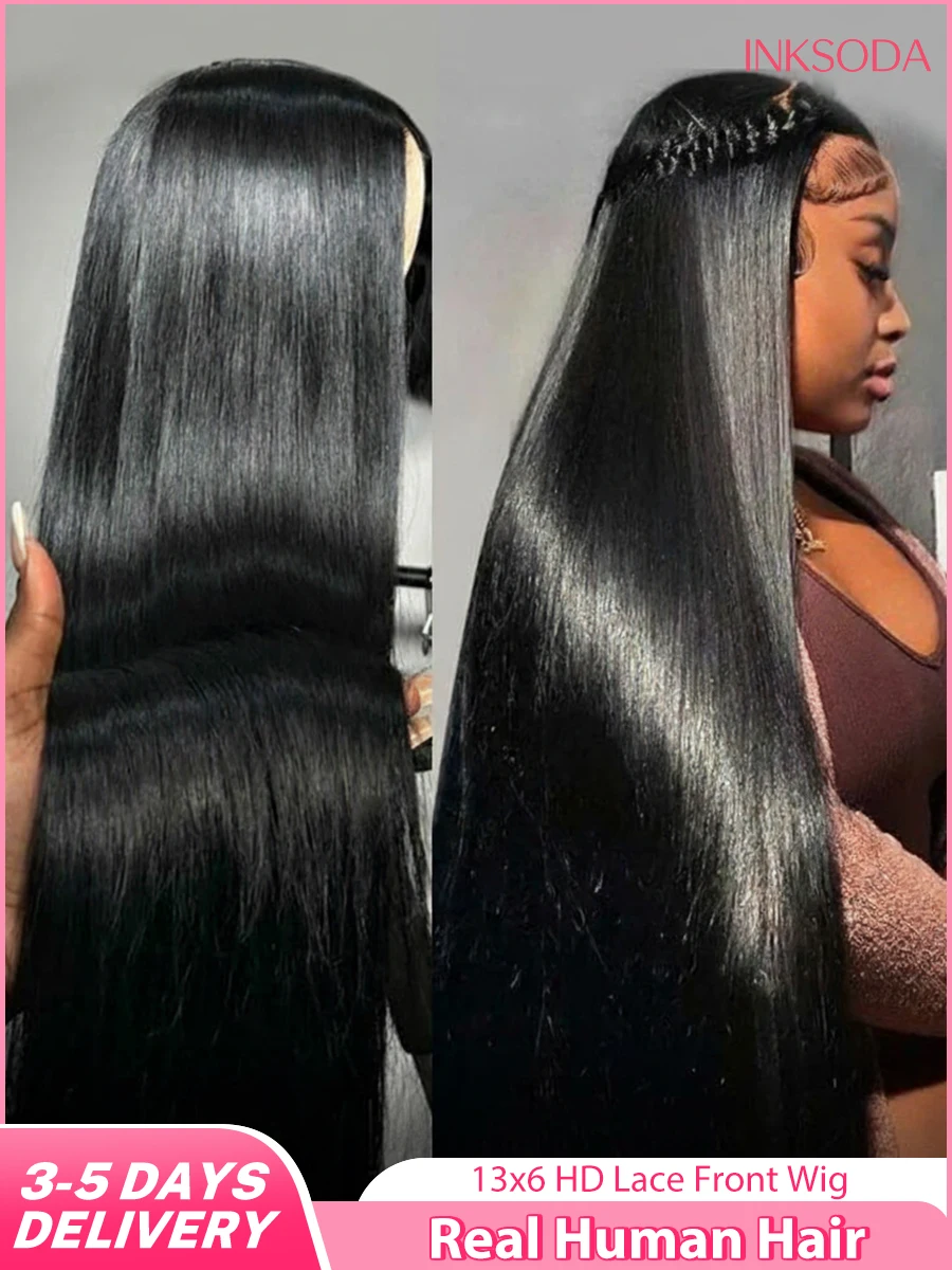 40 Inch Straight Human Hair Wigs 13x6 Raw HD Transparent Lace Frontal 100% Human Hair Wig 220 Density Lace Front Pre Plucked Wig
40 Inch Straight Human Hair Wigs 13x6 Raw HD Transparent Lace Frontal 100% Human Hair Wig 220 Density Lace Front Pre Plucked Wig