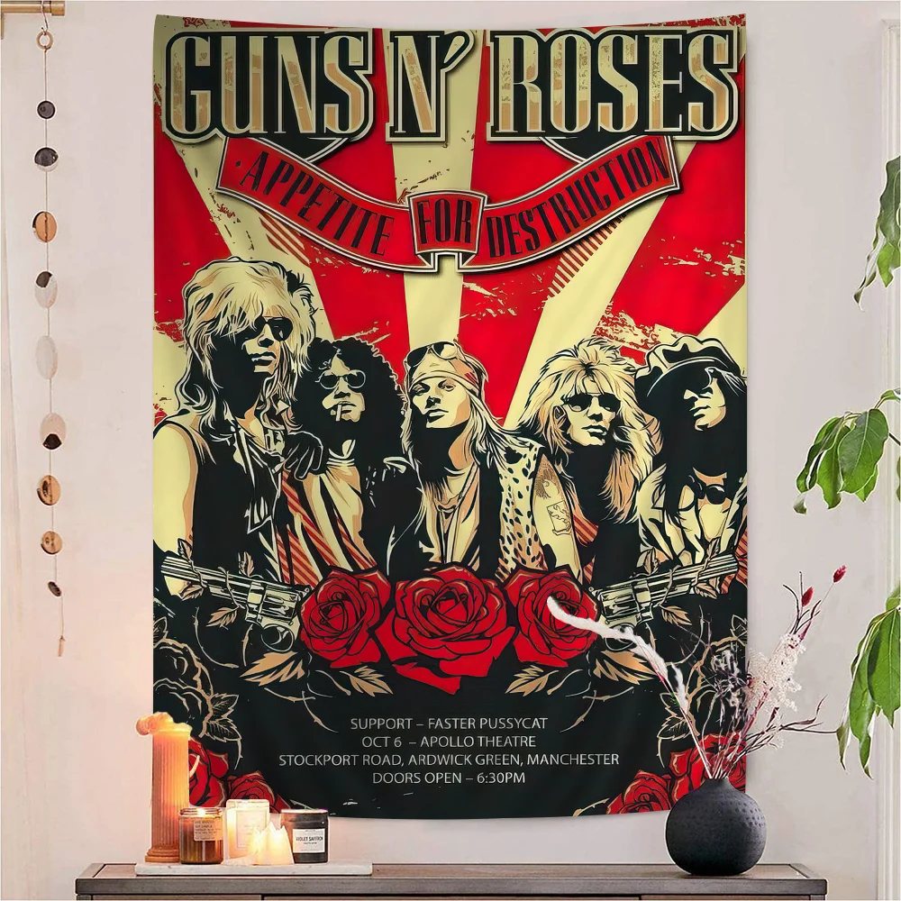 Винтажная Рок Музыкальная Группа G-Guns N Roses аниме гобелен искусство научная фантастика комната Домашний Декор Настенный декор
Винтажная Рок Музыкальная Группа G-Guns N Roses аниме гобелен искусство научная фантастика комната Домашний Декор Настенный декор
