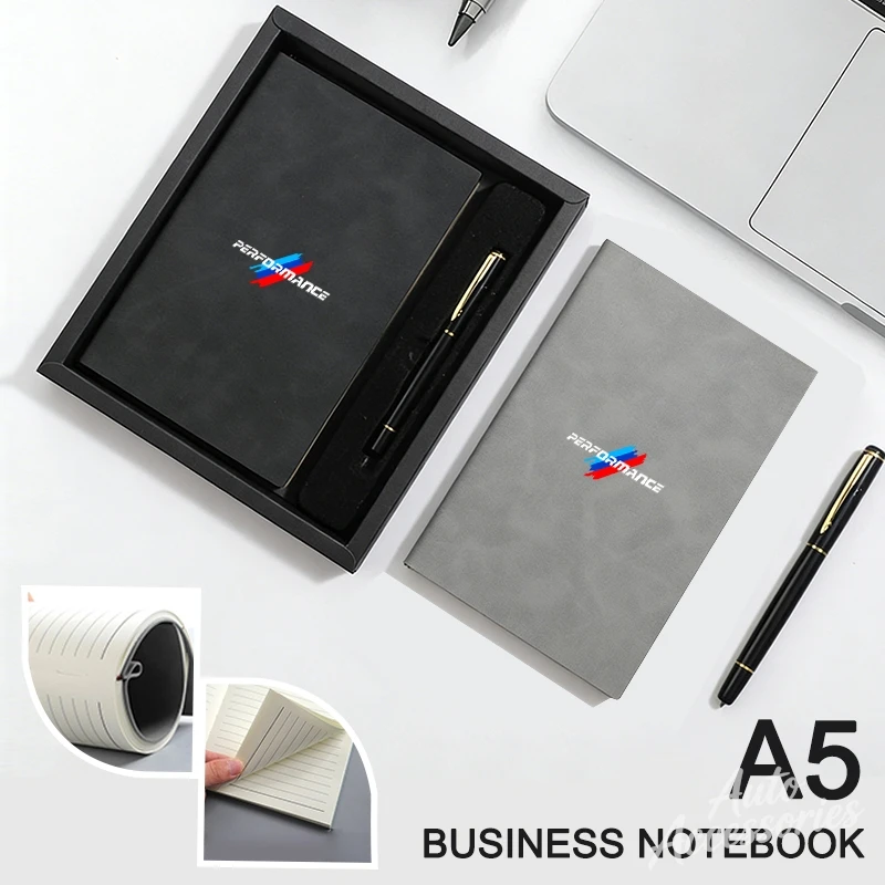 A5 Leather Business Notebook With Signature Pen Set Gift Box Luxury Hardcover Journal Office School For BMW Performance Sticker
A5 Leather Business Notebook With Signature Pen Set Gift Box Luxury Hardcover Journal Office School For BMW Performance Sticker