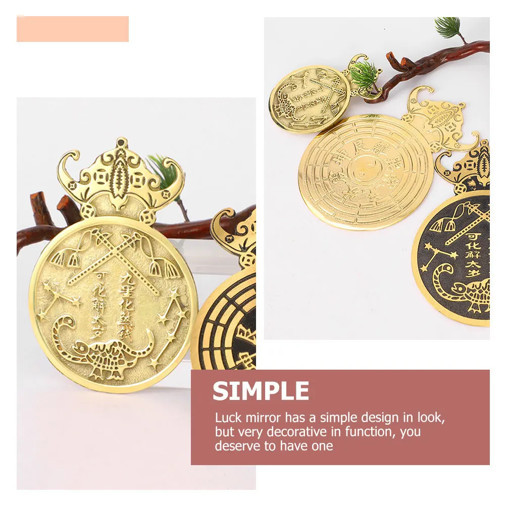 Copper Chinese Style Luck Mirror Exorcism Decor Blessing Home Adornment Nine-Stars Mirror Exorcism Decor
Copper Chinese Style Luck Mirror Exorcism Decor Blessing Home Adornment Nine-Stars Mirror Exorcism Decor