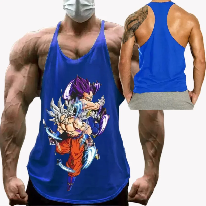Tactical Training Vest Quick Drying Dragon Ball Wukong Men's Vest Sleeveless T-Shirt Fitness Vest 100% Cotton Quick Drying 
Tactical Training Vest Quick Drying Dragon Ball Wukong Men's Vest Sleeveless T-Shirt Fitness Vest 100% Cotton Quick Drying