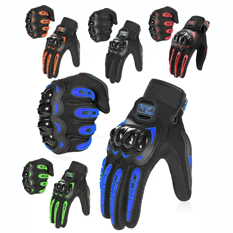 Motorcycle Racing Gloves Fall Protection Men Summer Motocross Protective Gear Breathable Blue Red Grip Palm
Motorcycle Racing Gloves Fall Protection Men Summer Motocross Protective Gear Breathable Blue Red Grip Palm
