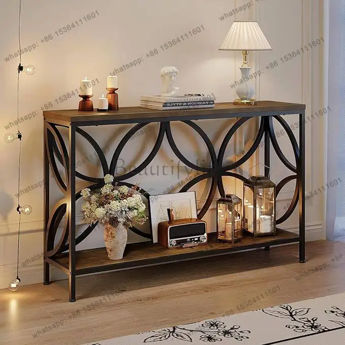 Entrance table American retro wabi wind corridor strip table B & B living room entry case a few console Entrance desk
Entrance table American retro wabi wind corridor strip table B & B living room entry case a few console Entrance desk