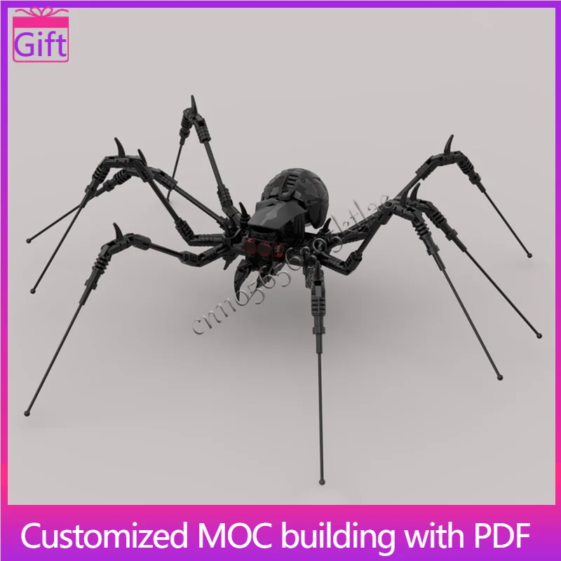 Новинка 140 деталей MOC, известная серия насекомых, моторошная модель паука, строительные блоки, оригинальные сборные кирпичи, детские игрушки на Хэллоуин, подарки
Новинка 140 деталей MOC, известная серия насекомых, моторошная модель паука, строительные блоки, оригинальные сборные кирпичи, детские игрушки на Хэллоуин, подарки