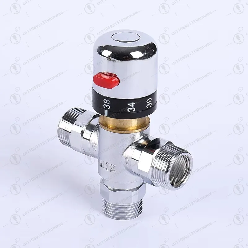 Brass hot and cold three-way constant temperature mixing valve for warm water BJ45006
Brass hot and cold three-way constant temperature mixing valve for warm water BJ45006