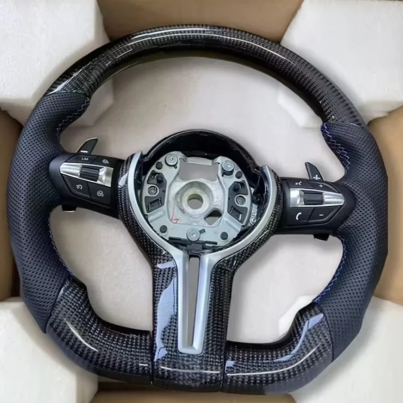 Customized Carbon Fiber Leather Car Steering Wheel For BMW M1 M2 M3 M4 M5 M6 F10 F20 F22 F30 F32 E90 Steering Wheel Accessories
Customized Carbon Fiber Leather Car Steering Wheel For BMW M1 M2 M3 M4 M5 M6 F10 F20 F22 F30 F32 E90 Steering Wheel Accessories