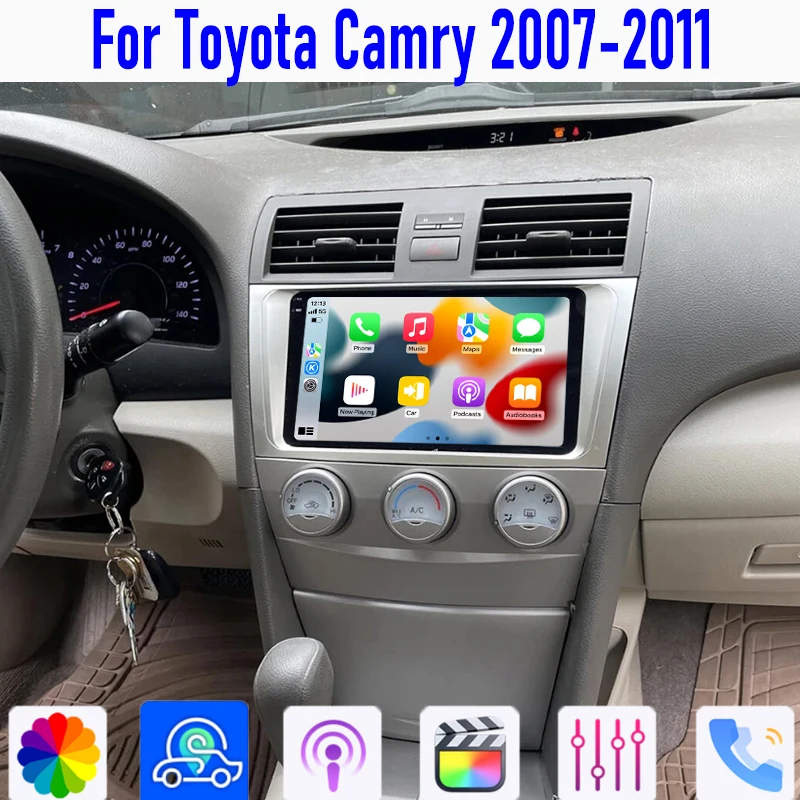 GPS 9" For Toyota Camry 2007-2011 Car Radio Carplay Android 15 Head Unit Wireless Navigation Intelligent System 4GB-64GB WIFI BT
GPS 9" For Toyota Camry 2007-2011 Car Radio Carplay Android 15 Head Unit Wireless Navigation Intelligent System 4GB-64GB WIFI BT