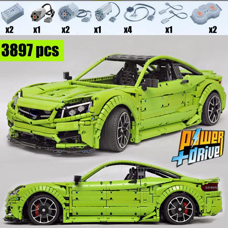 New MOC-60193 Green Classic Sports Car 3897 Parts Electric RC Twin Turbo Block Model Custom Birthday Toy for Adults and Children
New MOC-60193 Green Classic Sports Car 3897 Parts Electric RC Twin Turbo Block Model Custom Birthday Toy for Adults and Children