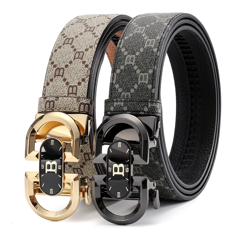 2026 New Fashion Men Belt High Quality PU Leather Automatic Buckle Luxury Brand Style Belt for Men
2026 New Fashion Men Belt High Quality PU Leather Automatic Buckle Luxury Brand Style Belt for Men