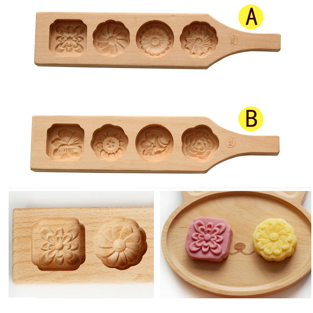 Japanese Style Solid Wood Mold Chinese Moon Cake Dessert Glutinous Rice Snowy Mooncake Flower Mould Baking Pastry Tools
Japanese Style Solid Wood Mold Chinese Moon Cake Dessert Glutinous Rice Snowy Mooncake Flower Mould Baking Pastry Tools