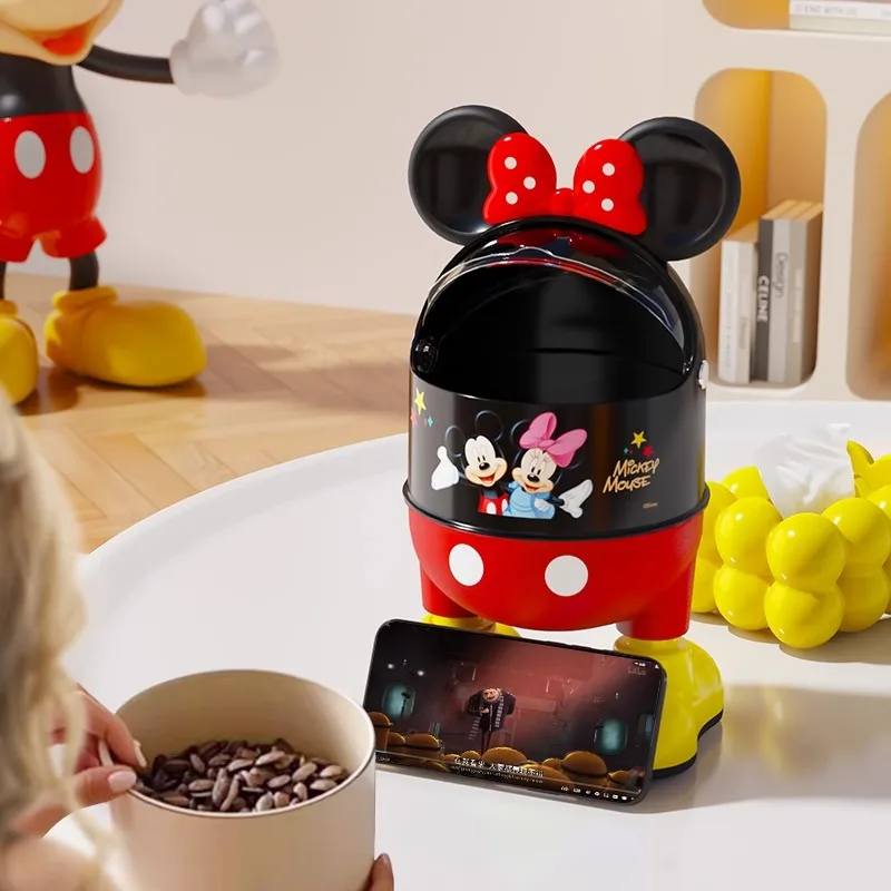Disney cartoon Mickey mini trash can Minnie home new high-end ornament desk small cute miscellaneous storage box holiday gift
Disney cartoon Mickey mini trash can Minnie home new high-end ornament desk small cute miscellaneous storage box holiday gift