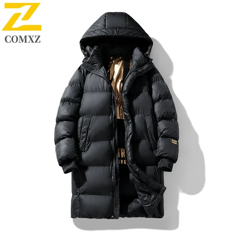 COMXZ длинная стеганая мужская куртка в корейском стиле, морозостойкое пальто, повседневное легкое зимнее стеганое пальто длиной до колена
COMXZ длинная стеганая мужская куртка в корейском стиле, морозостойкое пальто, повседневное легкое зимнее стеганое пальто длиной до колена