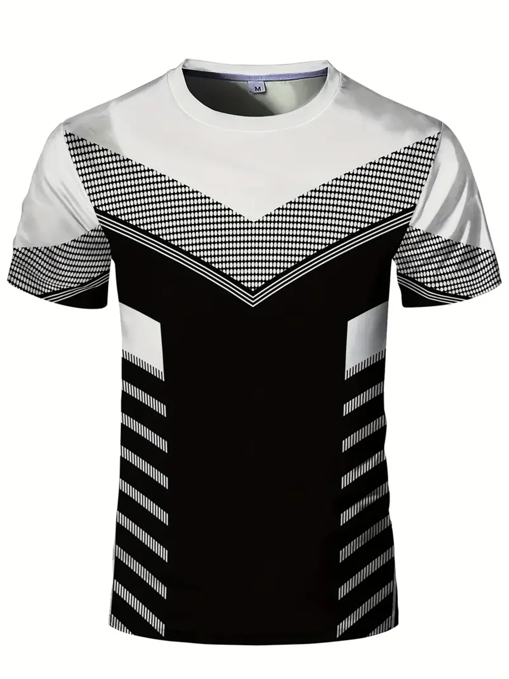 Men Gym Sportswear Geometric Print Round Neck T-Shirts Summer Fitness Daily Training Wear Men's Sports Fashion Short Sleeve Tops
Men Gym Sportswear Geometric Print Round Neck T-Shirts Summer Fitness Daily Training Wear Men's Sports Fashion Short Sleeve Tops