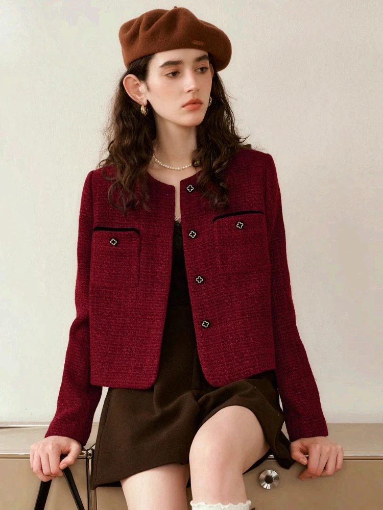 OLrain элегантные винтажные короткие куртки для женщин, осень-зима 2022, топы с круглым вырезом и карманами, однобортные пальто, женские GN56QW93685
OLrain элегантные винтажные короткие куртки для женщин, осень-зима 2022, топы с круглым вырезом и карманами, однобортные пальто, женские GN56QW93685