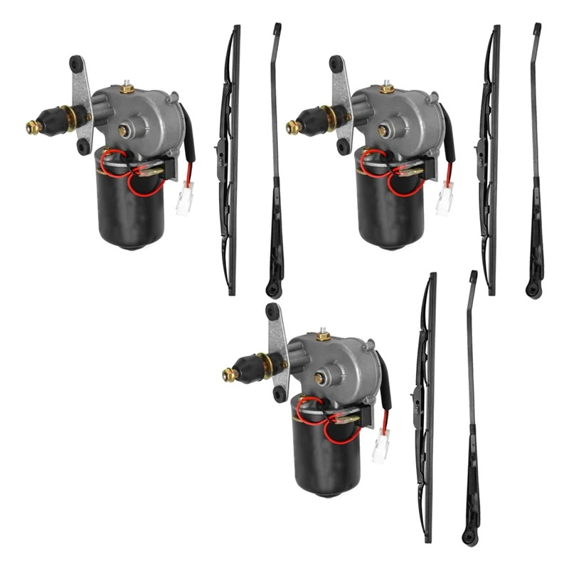 3 Set DC12V 30W Universal UTV Electric Windshield Wiper Motor Kit Wiper Assembly For Polaris Ranger RZR 900 Honda
3 Set DC12V 30W Universal UTV Electric Windshield Wiper Motor Kit Wiper Assembly For Polaris Ranger RZR 900 Honda