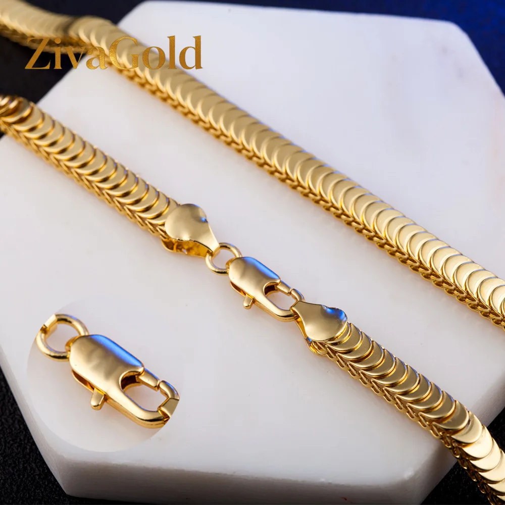 ZivaGold Luxury 24K 9999 Pure Gold real gold Men's and Women's Snake Bone Scale Bracelet Necklace
ZivaGold Luxury 24K 9999 Pure Gold real gold Men's and Women's Snake Bone Scale Bracelet Necklace