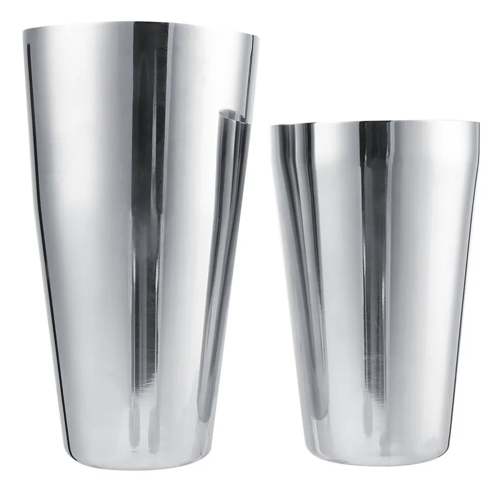 2 Piece Professional Stainless Steel Cocktail Shaker Set Silver Wine Shaker Drink Mixer Mixing Making
2 Piece Professional Stainless Steel Cocktail Shaker Set Silver Wine Shaker Drink Mixer Mixing Making