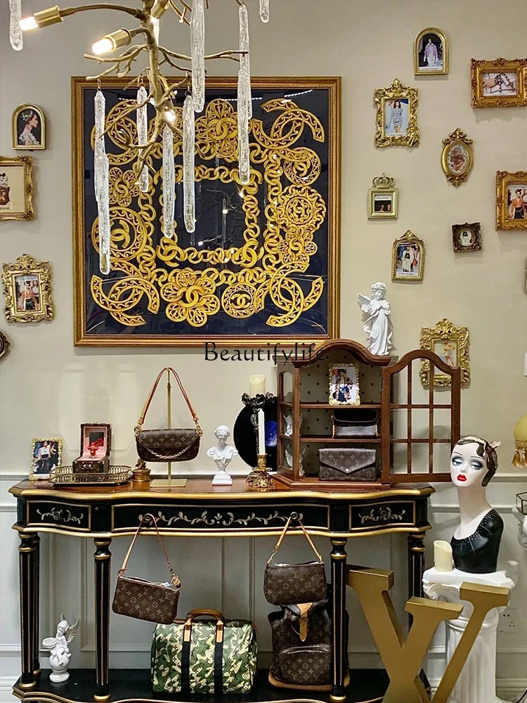 yj19 French-style Light Luxury Vintage Entryway Table Retro Wall-mounted Decorative Table
yj19 French-style Light Luxury Vintage Entryway Table Retro Wall-mounted Decorative Table