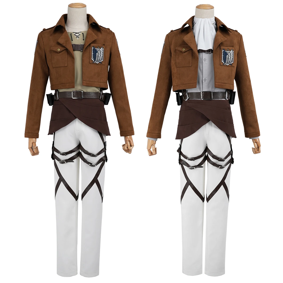 HOLOUN Anime Levi Ackerman Eren Jaeger Cosplay Costume Embroidery Jacket T-shirt Pants Belt Convention Halloween Christmas
HOLOUN Anime Levi Ackerman Eren Jaeger Cosplay Costume Embroidery Jacket T-shirt Pants Belt Convention Halloween Christmas