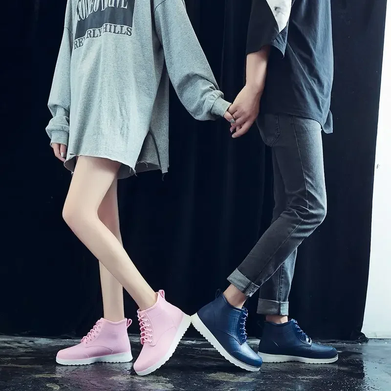 Fashion rain shoes women's thick-soled short non-slip water shoes couple street versatile rain boots soft-soled waterproof car
Fashion rain shoes women's thick-soled short non-slip water shoes couple street versatile rain boots soft-soled waterproof car