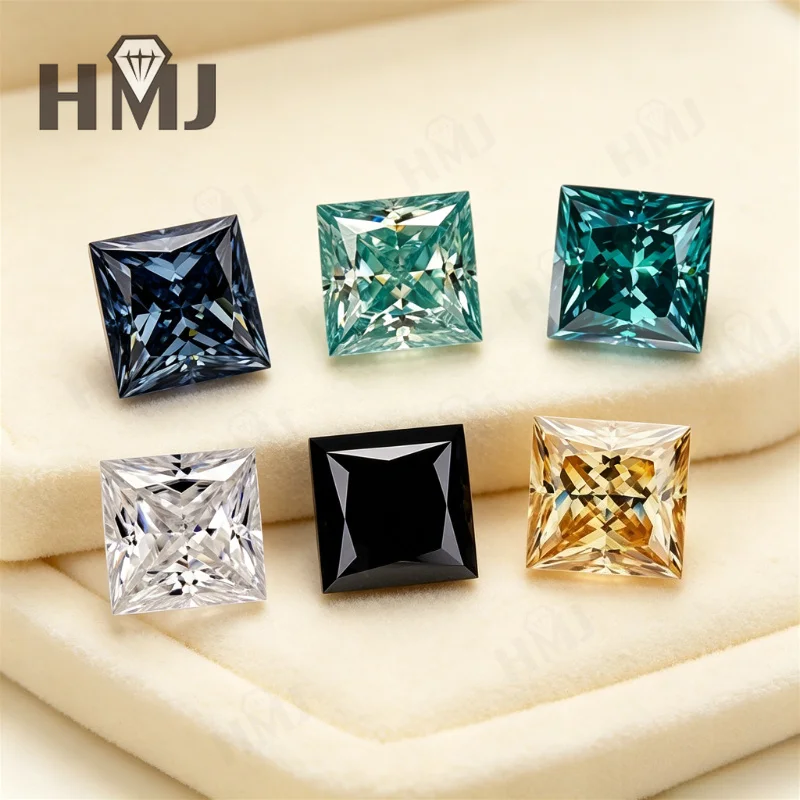 Wholesale Moissanite Princess Cut Black D Color with Certificate Advanced Jewelry Making Materials Birthday Gifts DIY Beads
Wholesale Moissanite Princess Cut Black D Color with Certificate Advanced Jewelry Making Materials Birthday Gifts DIY Beads