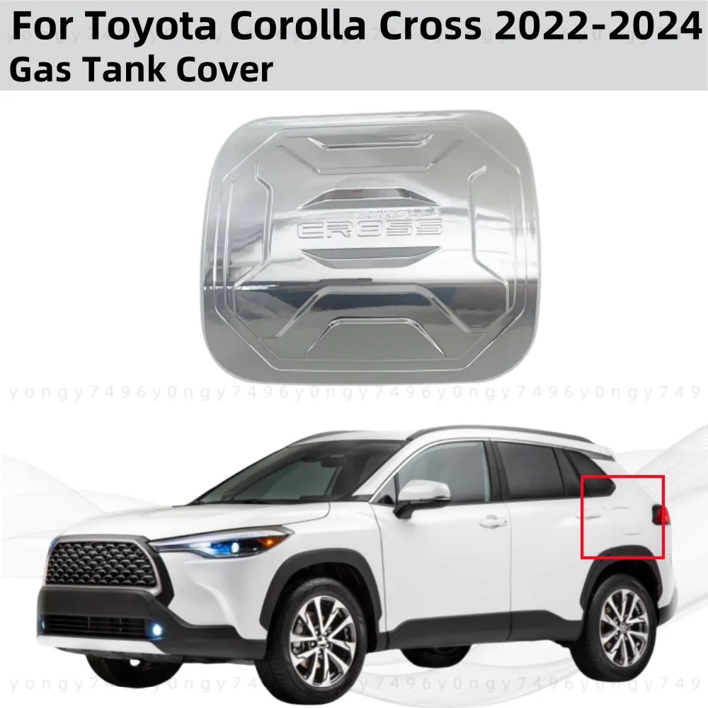 For Toyota Corolla Cross 2022 2023 2024 New Style Car Chrome Silver Accessories Plated Gas Tank Covers Cap Exterior Trim Paste
For Toyota Corolla Cross 2022 2023 2024 New Style Car Chrome Silver Accessories Plated Gas Tank Covers Cap Exterior Trim Paste