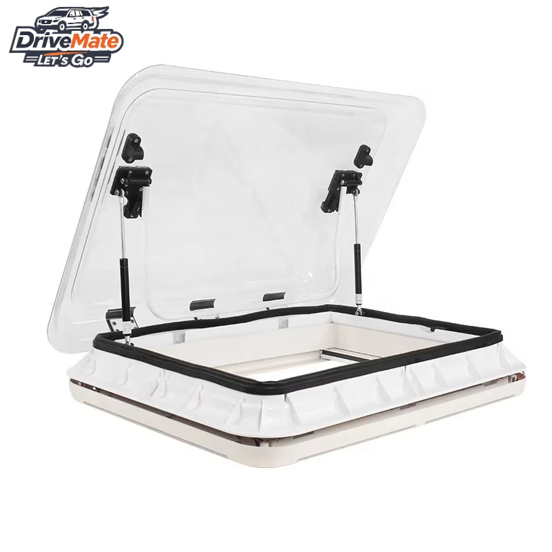 RV Accessories 500*500mm 700*500mm RV Caravan Window With 12V LED Light Awning Screen & Blind Aluminum Frame Roof Skylight
RV Accessories 500*500mm 700*500mm RV Caravan Window With 12V LED Light Awning Screen & Blind Aluminum Frame Roof Skylight