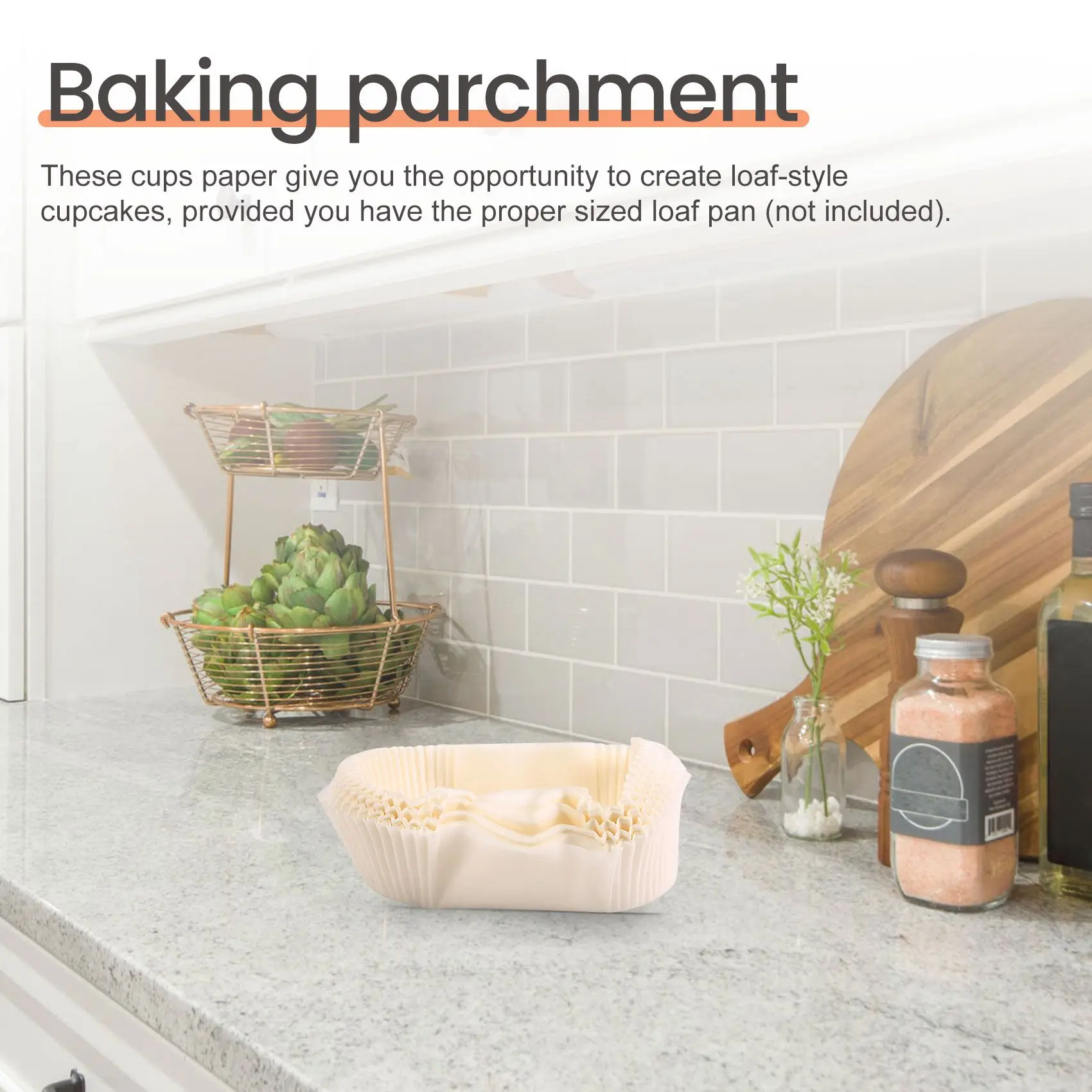 Бумажные вкладыши для выпечки HHO-Greaseproof с прямым краем, антипригарные, для форм для кексов и хлеба
Бумажные вкладыши для выпечки HHO-Greaseproof с прямым краем, антипригарные, для форм для кексов и хлеба