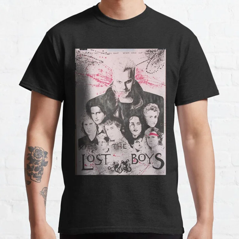 Vintage 80s Horror Movie The Lost Boys Vampire graphic t shirts Santa Carla Scary Halloween tops large size Men's clothing
Vintage 80s Horror Movie The Lost Boys Vampire graphic t shirts Santa Carla Scary Halloween tops large size Men's clothing