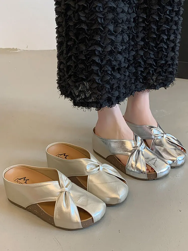 Elevated Thick Heel Slippers Women's Summer Outdoor Wear New 2026 Small Size Slip-On Cool Sandals Half Slippers
Elevated Thick Heel Slippers Women's Summer Outdoor Wear New 2026 Small Size Slip-On Cool Sandals Half Slippers